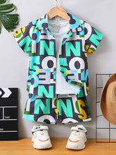 Unique Black Radium ABCD Letter Unisex Co-rd Set .