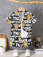 Unique Tiger Black Unisex Cord Set