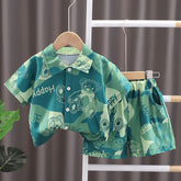 Stylish Happy Bear Unisex Top & Bottom Set